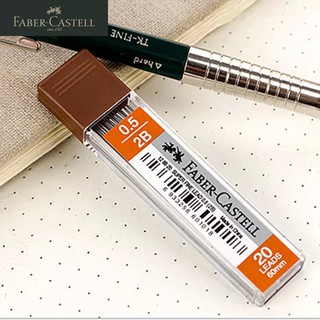 [DA ĐEN] Ngòi Chì Kim 0.5 Faber Castell 2B