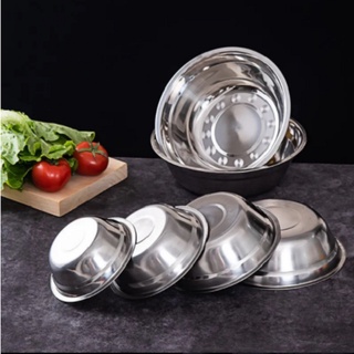Tô inox 201, 7 kích cỡ
