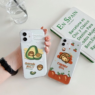 Ốp Điện Thoại Hình Trái Bơ / cherry Cho Iphone 11 Pro Max 12 Pro Max 13 Pro Max Mini 6 7 8 6 7plus Se 2020 X Xs Xr 5 4