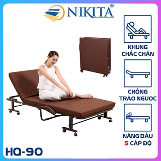 [Mã LIFEBKA5 giảm 10% tối đa 1 Triệu đơn 500k] Giường gấp Hàn Quốc - NIKITA HQ 90 - Rộng 90cm Dài 190cm
