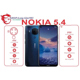 Nokia 5.4 miếng dán trong Ppf mặt sau và mặt trước chống va đập chống trầy