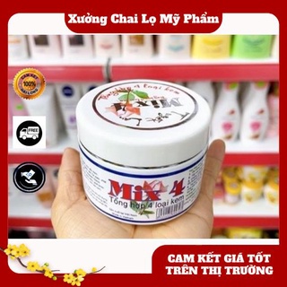 [Hàng chuẩn] Kem dưỡng da Mix 4 Tuyết Lan, nguyên liệu, công thức làm kem trộn body trắng da.