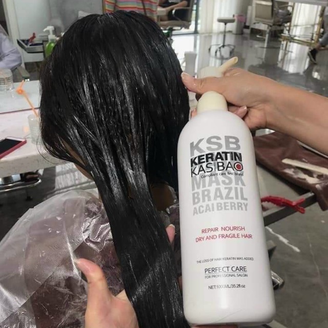 phục hồi tóc hư tổn ksb keratin