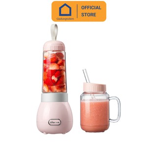 Máy Xay Sinh Tố Bear ❤️Chính Hãng ❤️dung tích lớn 400ml, 4 lưỡi dao mạnh mẽ, tiện lợi