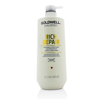 Dầu xả GOLDWELL RICH REPAIR phục hồi tóc hư tổn 1000ml