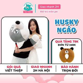 Gấu Bông Chó Husky Siêu To 1m7 Cao Cấp Gấu Bông Online