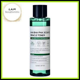 Nước Hoa Hồng Some By Mi AHA-BHA-PHA 30 Days Mracle Toner 150ml
