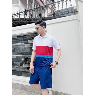 Đồ Thể Thao Nam,Bộ Tennis LC Djokovic phối trắng đỏ, Set thi đấu Tennis 2022