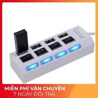 Hub Chia 4 Cổng Usb Có Công Tắc