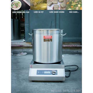 Nồi inox 50L Zebra - nồi hầm xương đa năng 40x40cm
