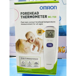 Nhiệt kế điện tử đo trán bằng tia hồng ngoại Omron MC-720 BH 2 năm