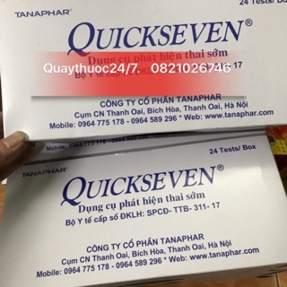 ✅QUE THỬ THAI QUICKSEVEN (24 que)