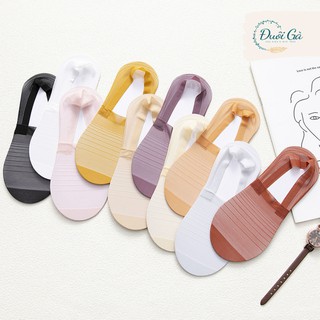 Tất vớ đi giày lười nữ Đuôi Gà chất cotton dệt lưới siêu mát, kháng khuẩn tốt  YEUKIEU