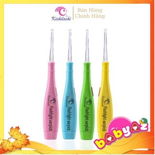 Đèn Pin Mini Soi Tai Hộp 3 Đầu Đi Kèm Phù Hợp Cho Bé Sơ Sinh, Trẻ Em