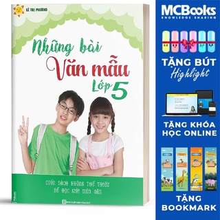 Sách - Những Bài Văn Mẫu Lớp 5 Mới Tái Bản