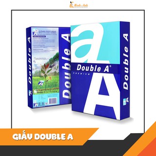 Giấy in Double A A4 70gsm - 500 tờ giấy trắng mịn dày