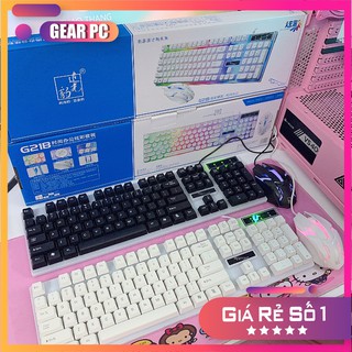 Bộ bàn phím chuột G21 Chuyên Game led 7 màu  - Bàn phím giả cơ chuyên game dành cho các game thủ