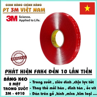 Băng keo cường lực trong suôt VHB 3M 4910
