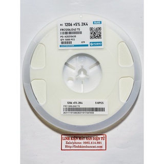100 Con Điện Trở Dán 2K4 Kiểu 1206 SMD