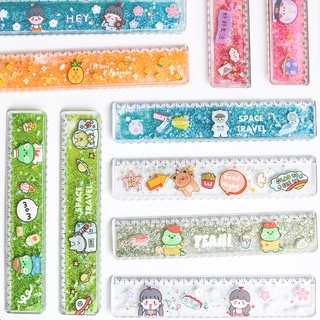 Thước kẻ 20cm acrylic trong suốt ngộ nghĩnh Duashop