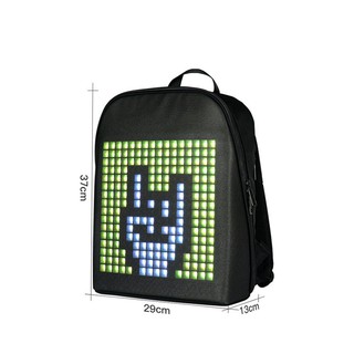 Balo Nổi Chữ Đèn Led kết nối BLUETOOTH đi học thời trang cá tinh nam nữ