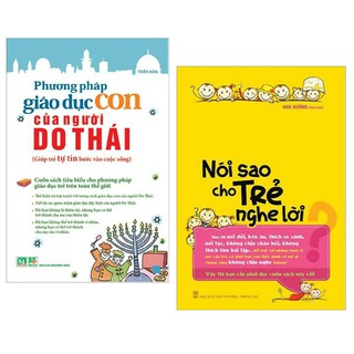 Sách - Combo Phương Pháp Giáo Dục Con Của Người Do Thái + Nói Sao Cho Trẻ Nghe Lời Tặng Kèm Bookmark