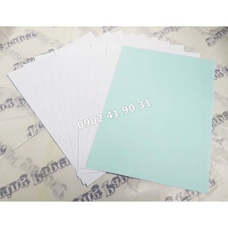 Giấy in decal đế xanh A4 [ Set 20 Tờ ]