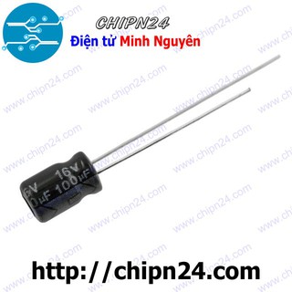 [25 CON] Tụ hóa 100uF 16V (6x7mm)