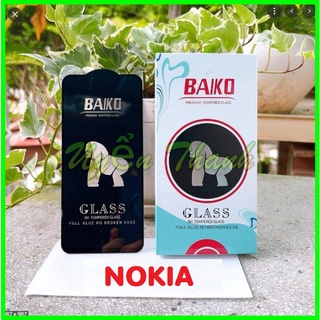 Cường lực Baiko Full màn Nokia 2.4 5.3 7.2 G10 G11 G21 C10 C20