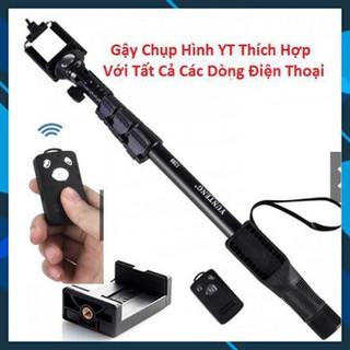 Gậy chụp ảnh bluetooth cao cấp kèm điều khiển -Gậy chụp ảnh 1288 bằng inox cực chắc chắn
