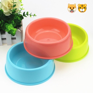 Bát ăn cho chó mèo Bát nhựa đơn bằng nhựa siêu bền loại dày, chén ăn uống thú cưng ( Màu Ngẫu Nhiên)