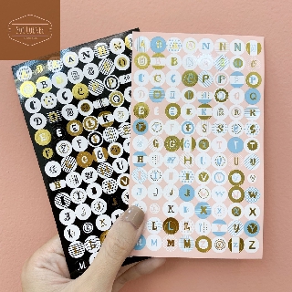 (Video) Sticker Bảng chữ cái Ánh kim