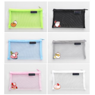 Hộp bút lưới molang HBL28 Túi đựng mỹ phẩm túi đựng đồ ví bút bóp viết