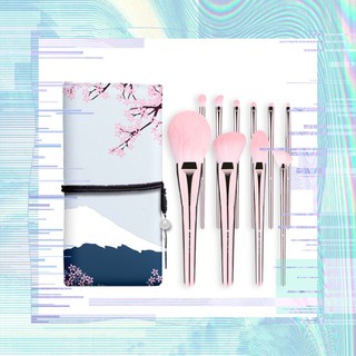 Bộ Cọ Lades 10 Cây Màu Hồng - Lades Brush Set