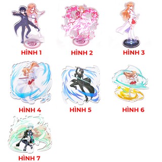 [thanh lý bán lỗ]Standee Tượng Mica Anime 15cm - Sword Art Online [AAM] [PGN20]