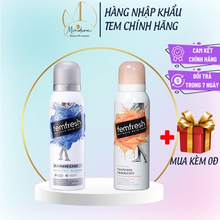 Xịt thơm mát vùng kín cao cấp femfresh deodorant spay 125ml