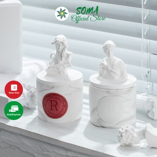 Set Nến Sáp Thơm Phòng Thiên Nhiên Candle Cup Tinh Dầu Thơm Không Khói Athena NEN18