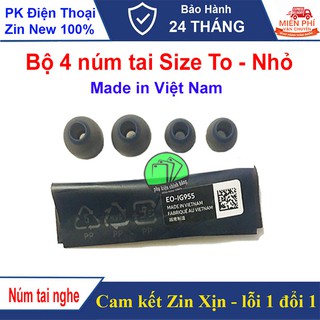 Bộ 4 núm tai nghe cao su - 4 núm 2 Size S-M