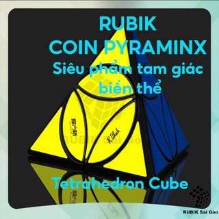 Rubik Biến Thể Tam Giác Coin Tetrahedron Pyraminx Cube Rubic QiYi Kim Tự Tháp Đẹp Xoay Trơn Mượt Cực Khó