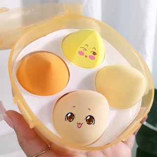 HỘP 04 MÚT TRỨNG TÁN KEM NỀN HÌNH CON GẤU