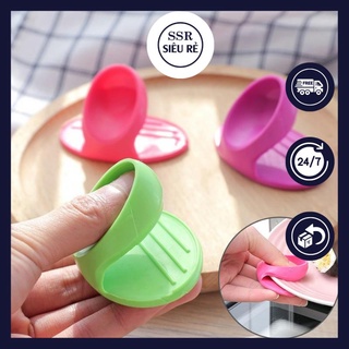 Combo 2 kẹp nhấc nồi chống nóng cho nhà bếp chất liêu Silicon cao cấp (LA1317)