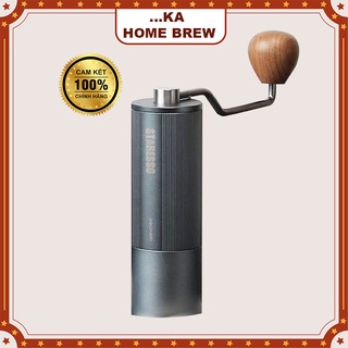 Cối xay cà phê STARESSO, Máy xay cà phê cầm tay lưỡi thép Thụy Sĩ tích hợp màng lọc - KaHomebrew
