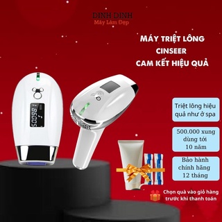 Máy triệt lông Cinseer THC-985 triệt lông nách/ tẩy lông chân/ tẩy lông vùng kín/ lông tay/ria mép tặng kèm gel