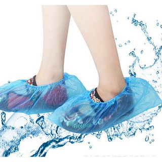 Combo 100 túi nylon bọc giày đi mưa chống thấm nước bảo vệ giày của bạn khỏi bụi bẩn 88255