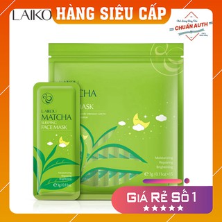 Mặt nạ ngủ matcha FREE SHIP Mặt nạ ngủ trà xanh laikou dưỡng da