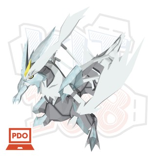 Mô hình giấy Anime Game Pokemon White Kyurem