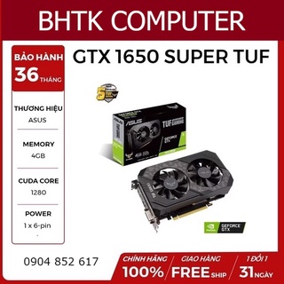 card màn hình VGA 1650SUPER / 1650 4GB các hãng gigabyte/ msi/ asus/ zotac hàng siêu lướt 98% còn BH hãng trên 12 tháng