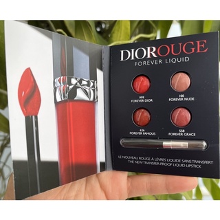 Vỉ son dùng thử Dior 4 màu kèm cọ rất xinh