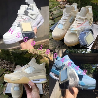 [Freeship+Box+Bill] Giày Sneaker 𝐉4 Xanh Dương, vàng kem, trắng Full Box Freeship
