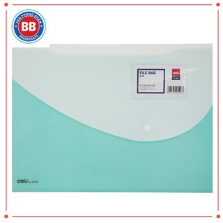 Túi đựng hồ sơ, tài liệu A4 Deli 5506, có 2 ngăn, cứng đẹp,túi cúc chất lượng, văn phòng phẩm giá rẻ, đồ dùng học sinh